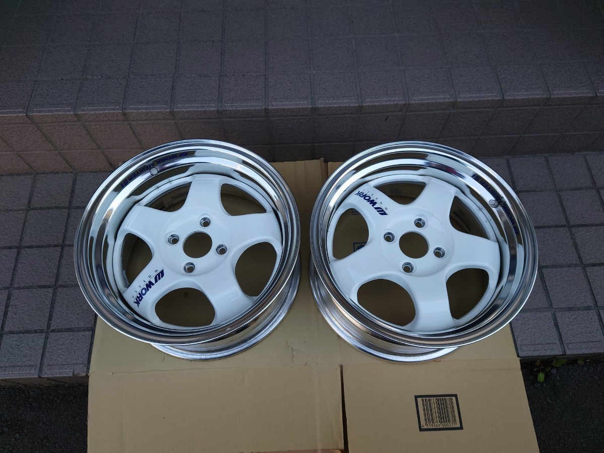 WORK マイスターS1 15インチ7.5J+32 2本セット www.glenwoodmeats.ca