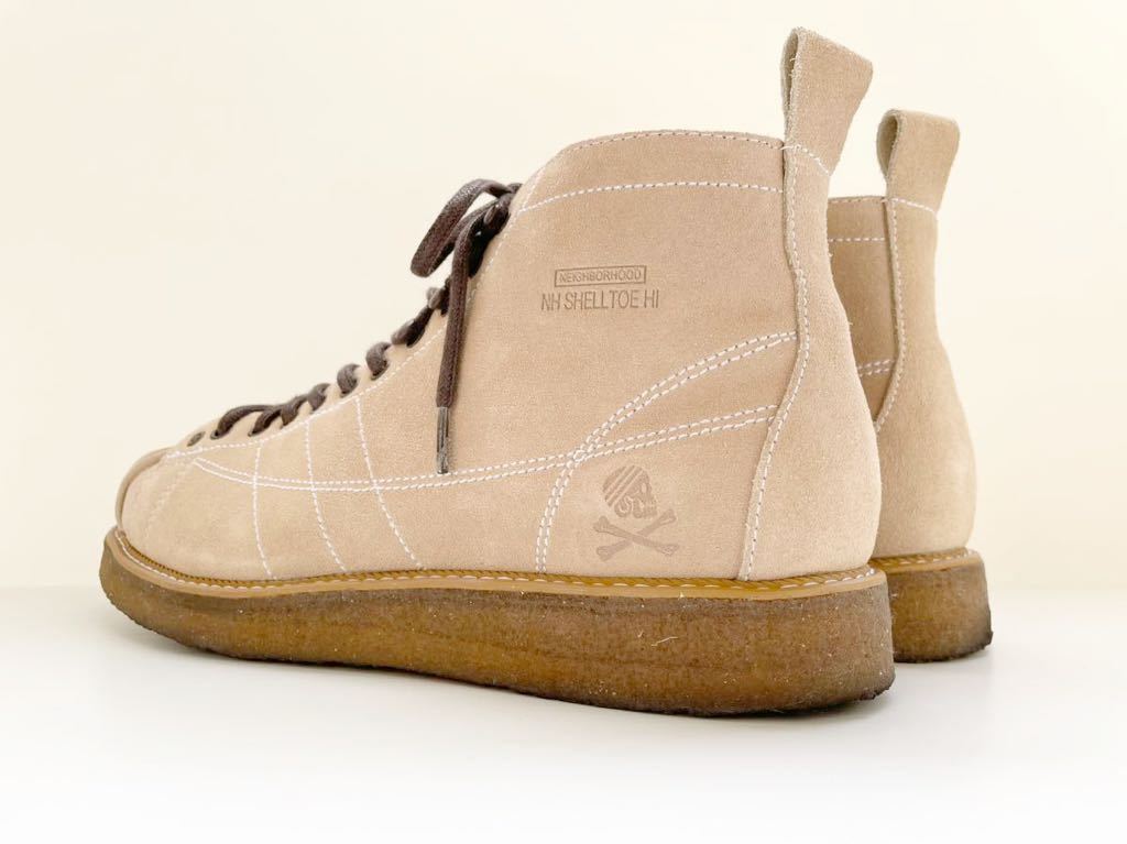 美品!! 希少!! 15年 adidas NEIGHBORHOOD SHELLTOE BOOTS ネイバーフッド シェルトゥ ブーツ スエード 天然皮革 us 9.5 / 27.5 ㎝_画像7