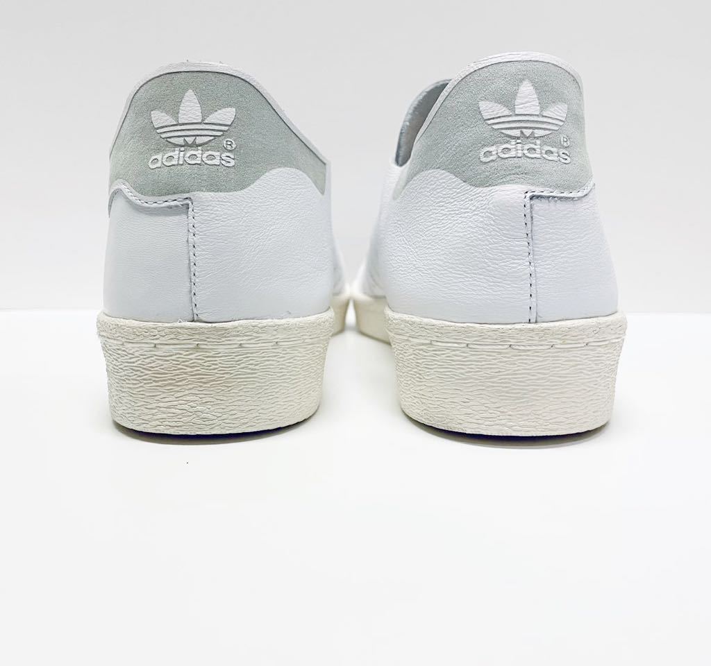 デッド!! 希少!! 17年 adidas SUPERSTAR 80s DECON アディダス スーパースター 80s ディコン ホワイト レザー 天然皮革 us 10.5 / 28.5 ㎝_画像8