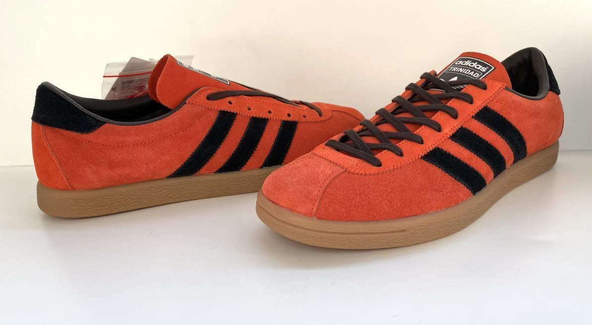  dead!! rare!! new goods 15 year adidas TRI AND TOBAtolinida-do orange black suede cigarettes place name natural leather us 9 / 27. box attaching 