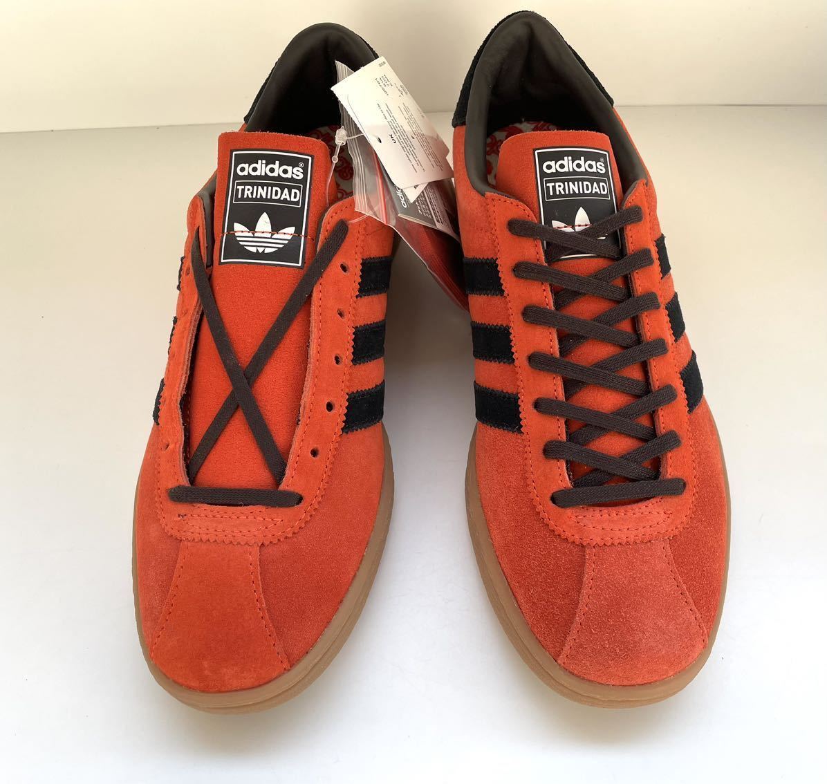  dead!! rare!! new goods 15 year adidas TRI AND TOBAtolinida-do orange black suede cigarettes place name natural leather us 9 / 27. box attaching 