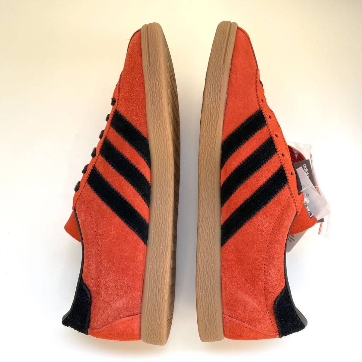  dead!! rare!! new goods 15 year adidas TRI AND TOBAtolinida-do orange black suede cigarettes place name natural leather us 9 / 27. box attaching 