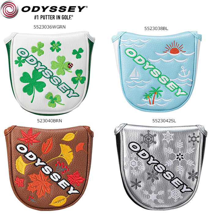 即決 ■ 送料無料 ■ ODYSSEY ■ オデッセイ ■ 限定モデル　マレット型パターカバー ■ ブルー_　　　★出品カラーは「ブルー」です。