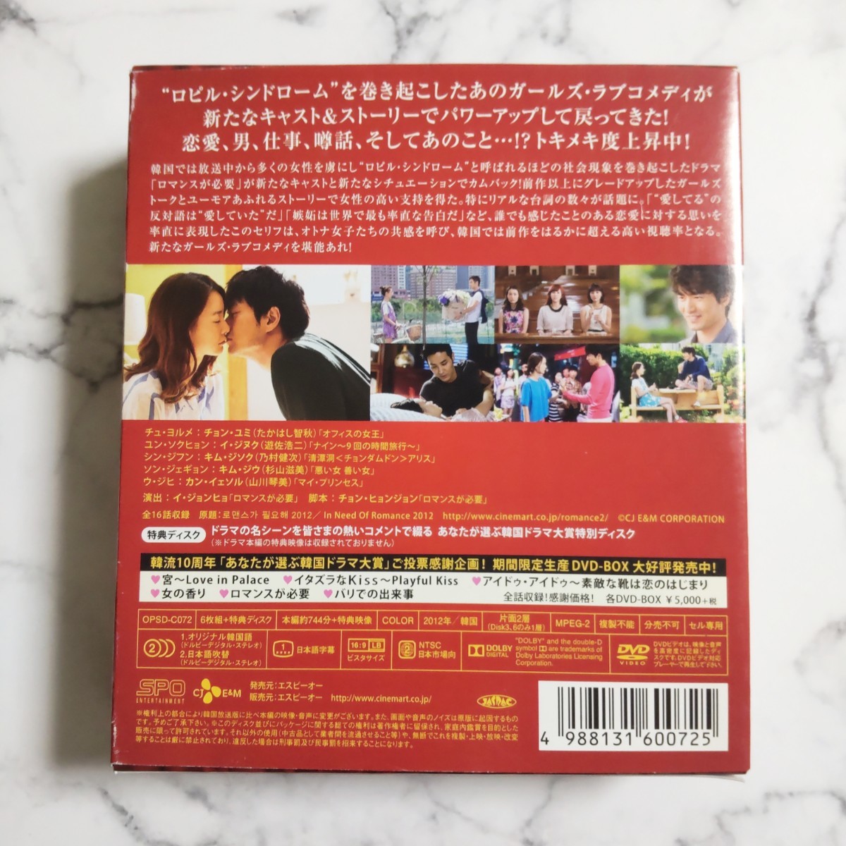 イ・ジヌク★チョン・ユミ『ロマンスが必要２』韓流10周年特別企画DVD-BOX★期間限定生産★中古★韓国ドラマ