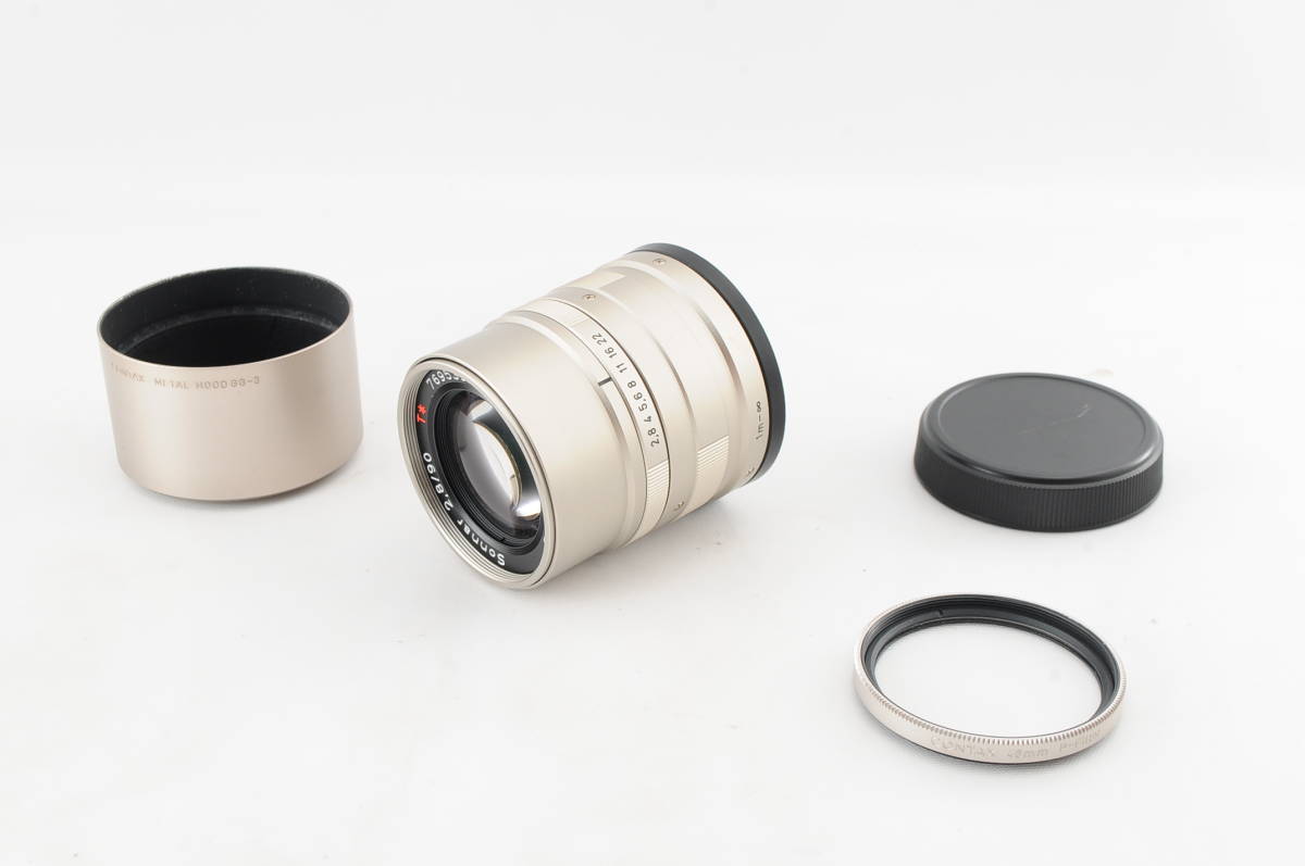 ☆新品級☆ CONTAX Carl Zeiss Sonnar 90mm F2.8 T*♪かび、くもりが