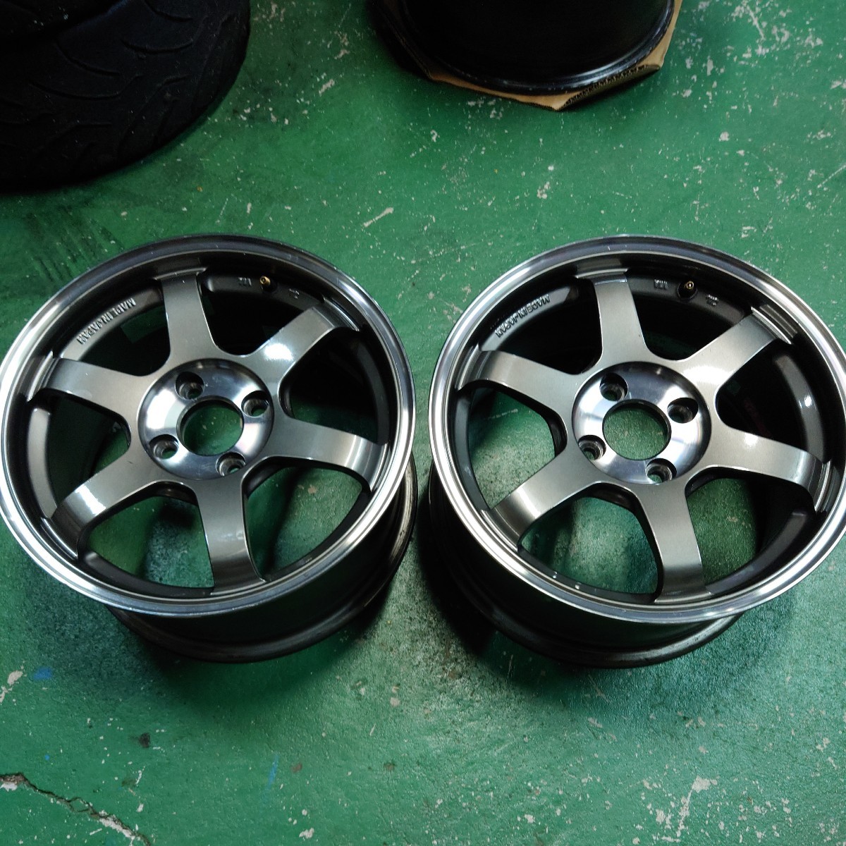 RAYS レイズ VOLK RACING TE37 ボルクレーシング 15インチ 15×7j +44