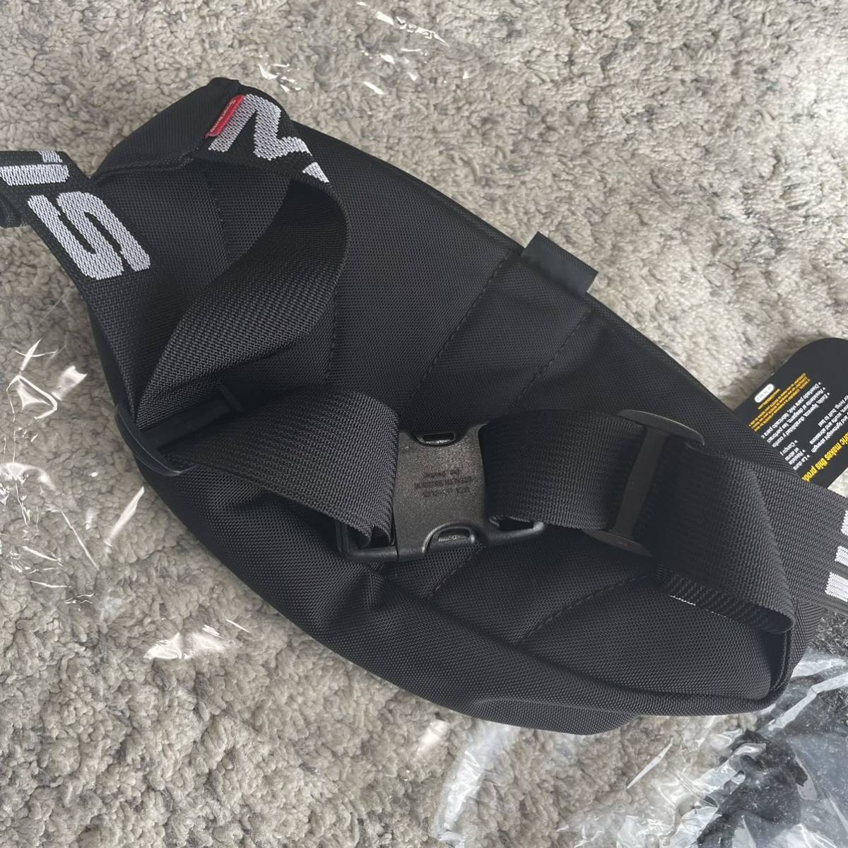 新品】18ss Supreme Waist Bag black ウエストバッグ シュプリーム 黒