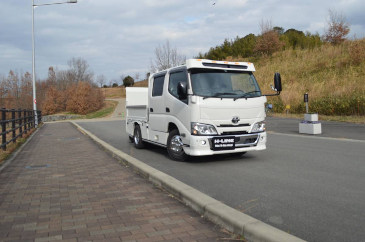 架装　ユーロ　デコトラ　フロントバイザー（FRP)　トヨタ　ダイナ　　タイタン_画像8