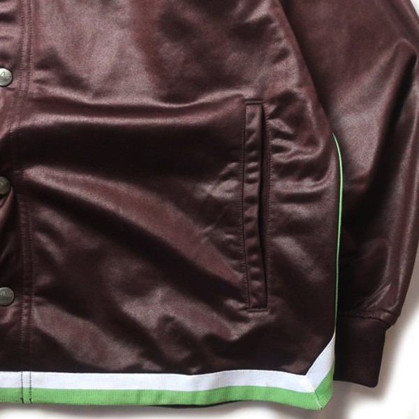  очень редкий! 90s adidas Adidas спортивная куртка верх джерси to зеркальный . il Logo кнопка-застежка зеленый Brown зеленый чай L мужской 