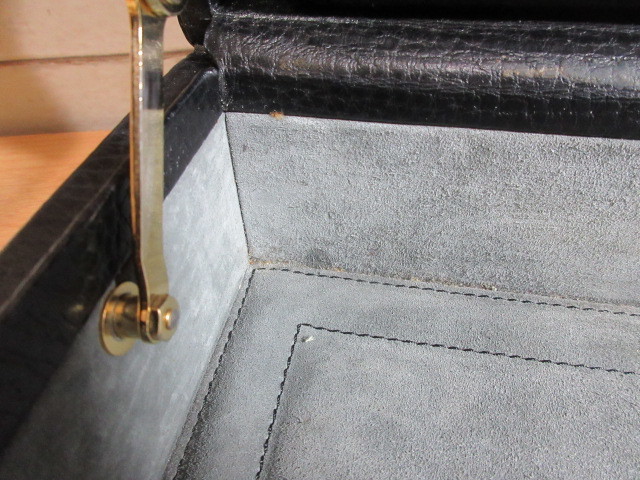 1B2-1「LOEWE ロエベ アナグラム アタッシュケース」比較的美品