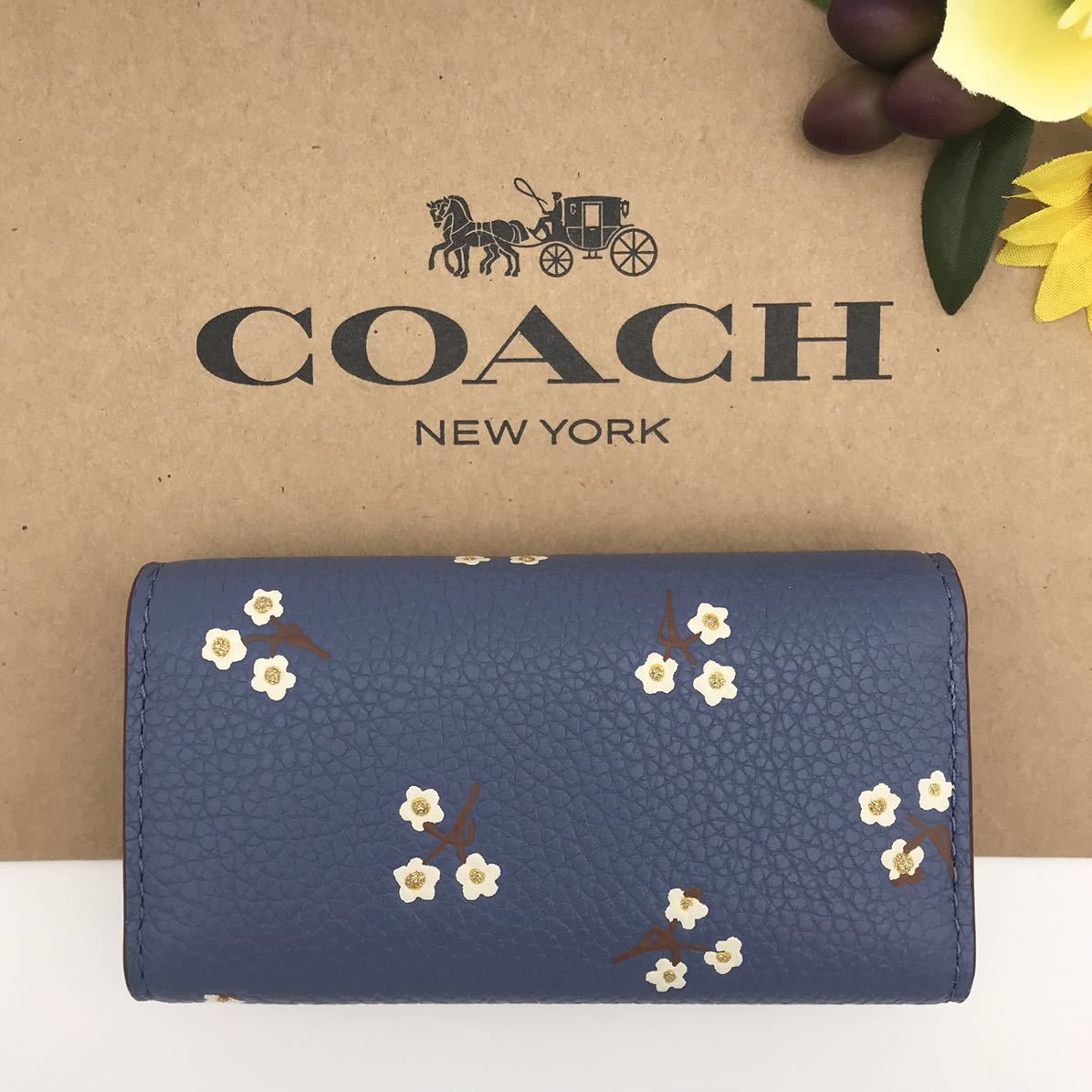 送料込】 ☆大人気☆ COACH 6リング 新品 B4P0M CA810 キーリング