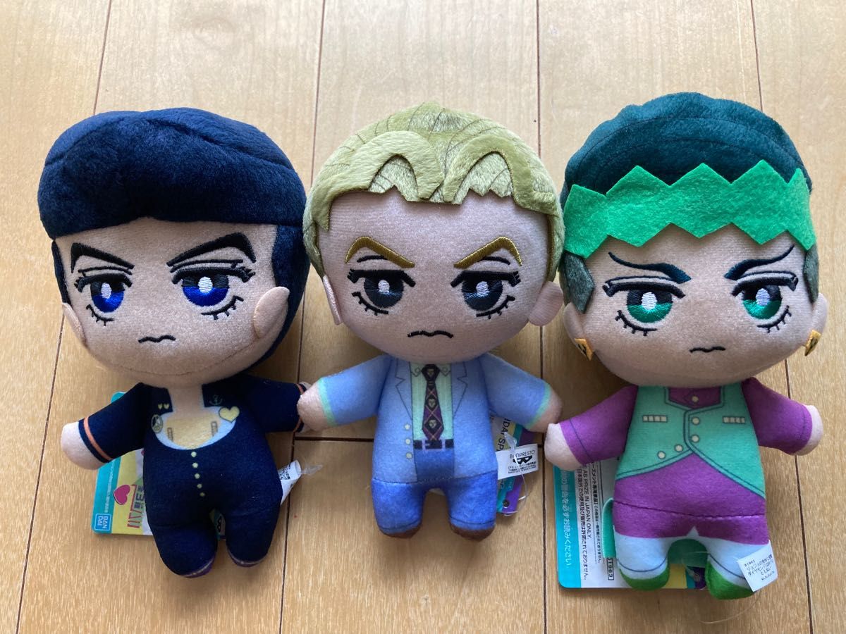 ジョジョの奇妙な冒険 ぬいぐるみ 第4部 東方仗助 吉良吉影 岸辺 ジョジョの奇妙な冒険 ぬいぐるみ 第4部 東方仗助 吉良吉影 岸辺