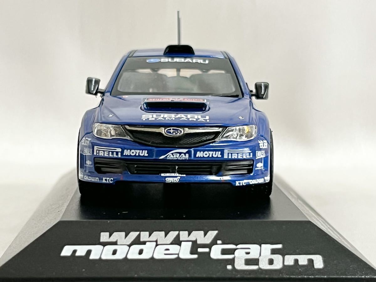 イクソ model-car.com特注 1/43 スバル インプレッサ WRX STI 2009 ラリー・グレートブリテン No.33 新井敏弘
