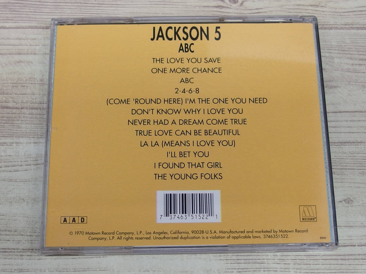 CD / A B C / JACKSON 5 /『D19』/中古_画像2