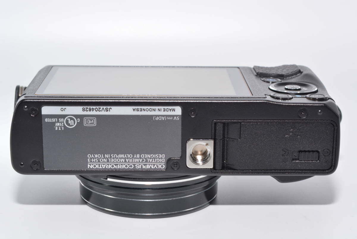 特上品】OLYMPUS コンパクトデジタルカメラ STYLUS SH-3 ブラック SH-3