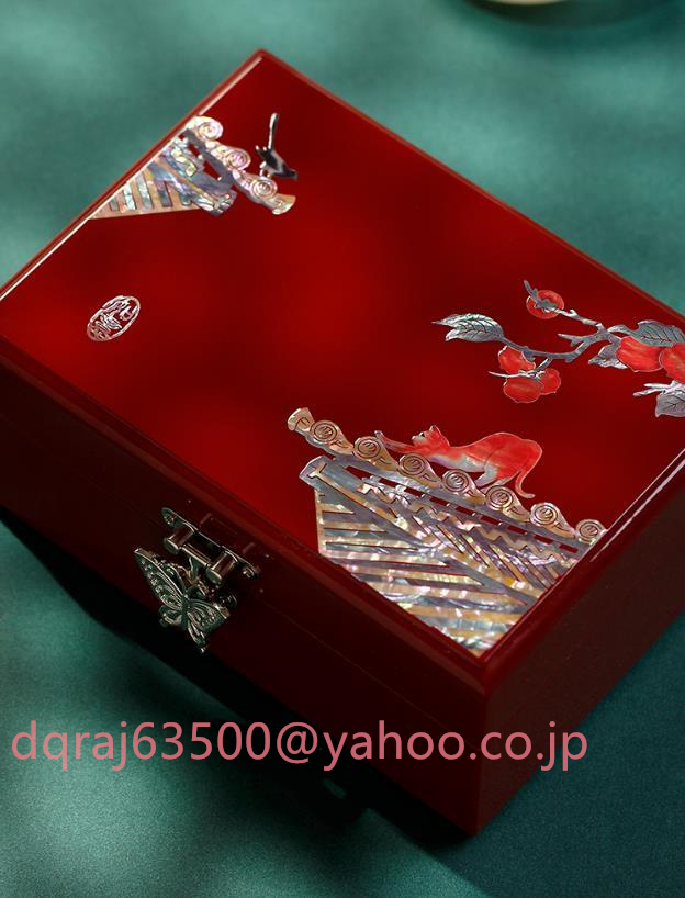  high quality * mother-of-pearl skill jue Reebok s gem box Korea storage drawer bride entering tool shell make-up box 