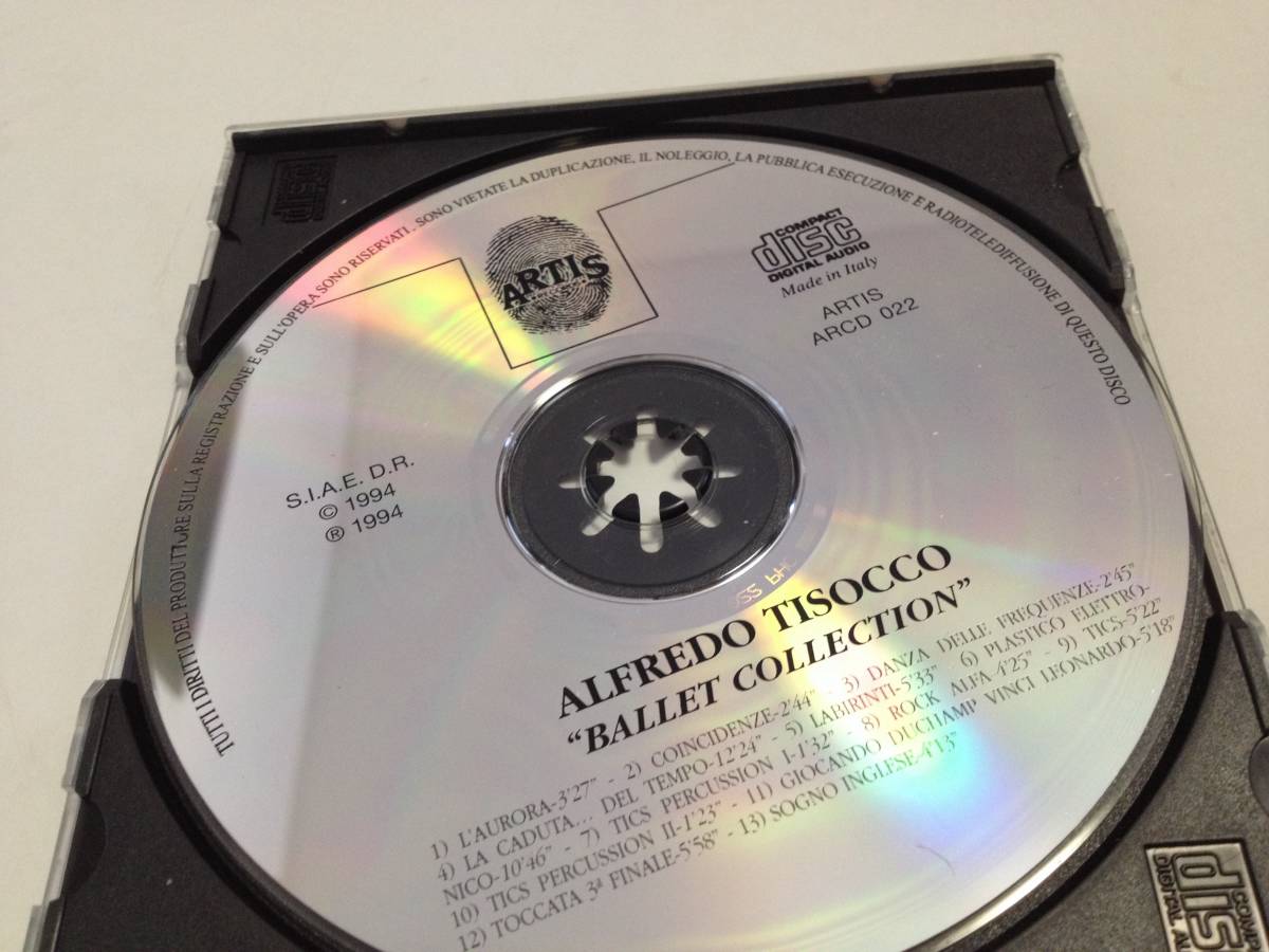 「BALLET COLLECTION ALFREDO TISOCCO アルフレッド・ティソッコ ARCD 022」 　　輸入CD_画像2