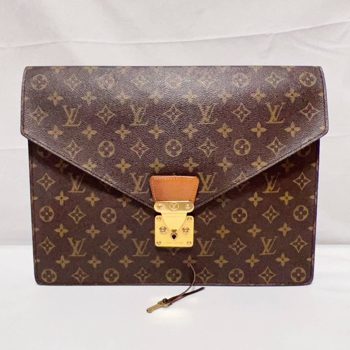 LOUIS VUITTON ルイヴィトン ポルトドキュマン セナトゥール クラッチバッグ ブリーフケース 書類 M53335_画像1