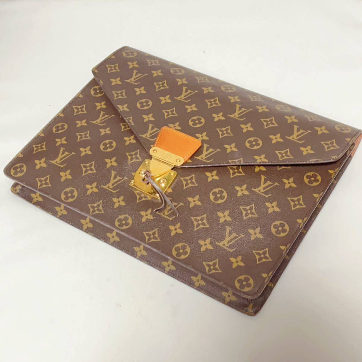 LOUIS VUITTON ルイヴィトン ポルトドキュマン セナトゥール クラッチバッグ ブリーフケース 書類 M53335_画像4