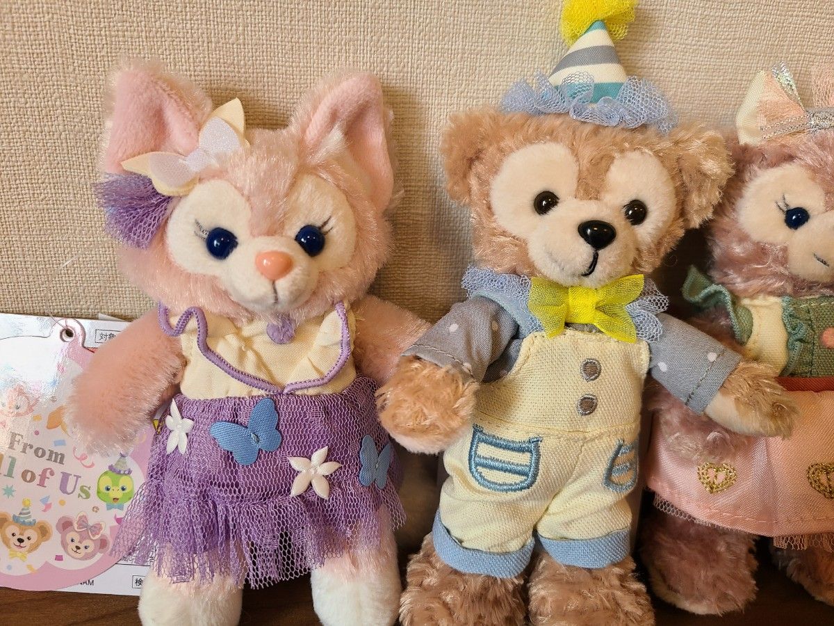 ダッフィーシェリーメイ ぬいぐるみバッジ ステラルー ダッフィーシェリーメイ ぬいぐるみバッジ ステラルー
