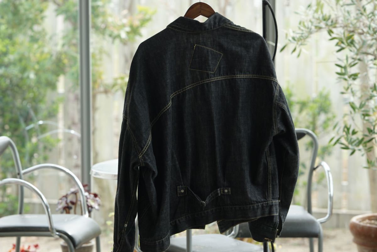 GANRYU COMME des GARCONS ganryu Comme des Garcons oversize .. deformation Denim jacket fumito 16aw homme shirt plus junya