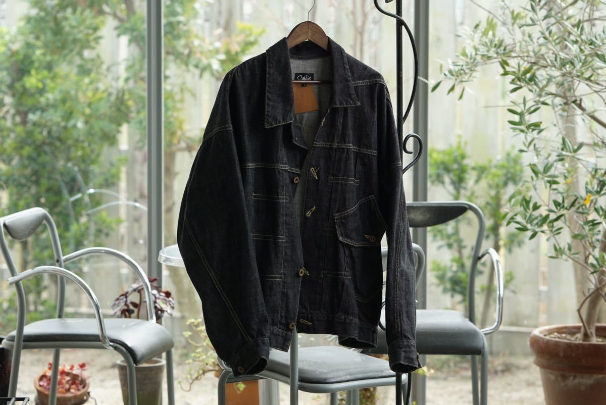 GANRYU COMME des GARCONS ganryu Comme des Garcons oversize .. deformation Denim jacket fumito 16aw homme shirt plus junya