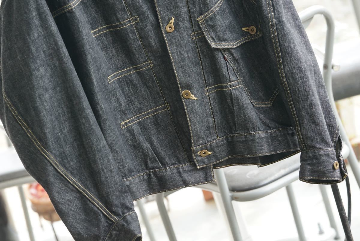 GANRYU COMME des GARCONS ganryu Comme des Garcons oversize .. deformation Denim jacket fumito 16aw homme shirt plus junya