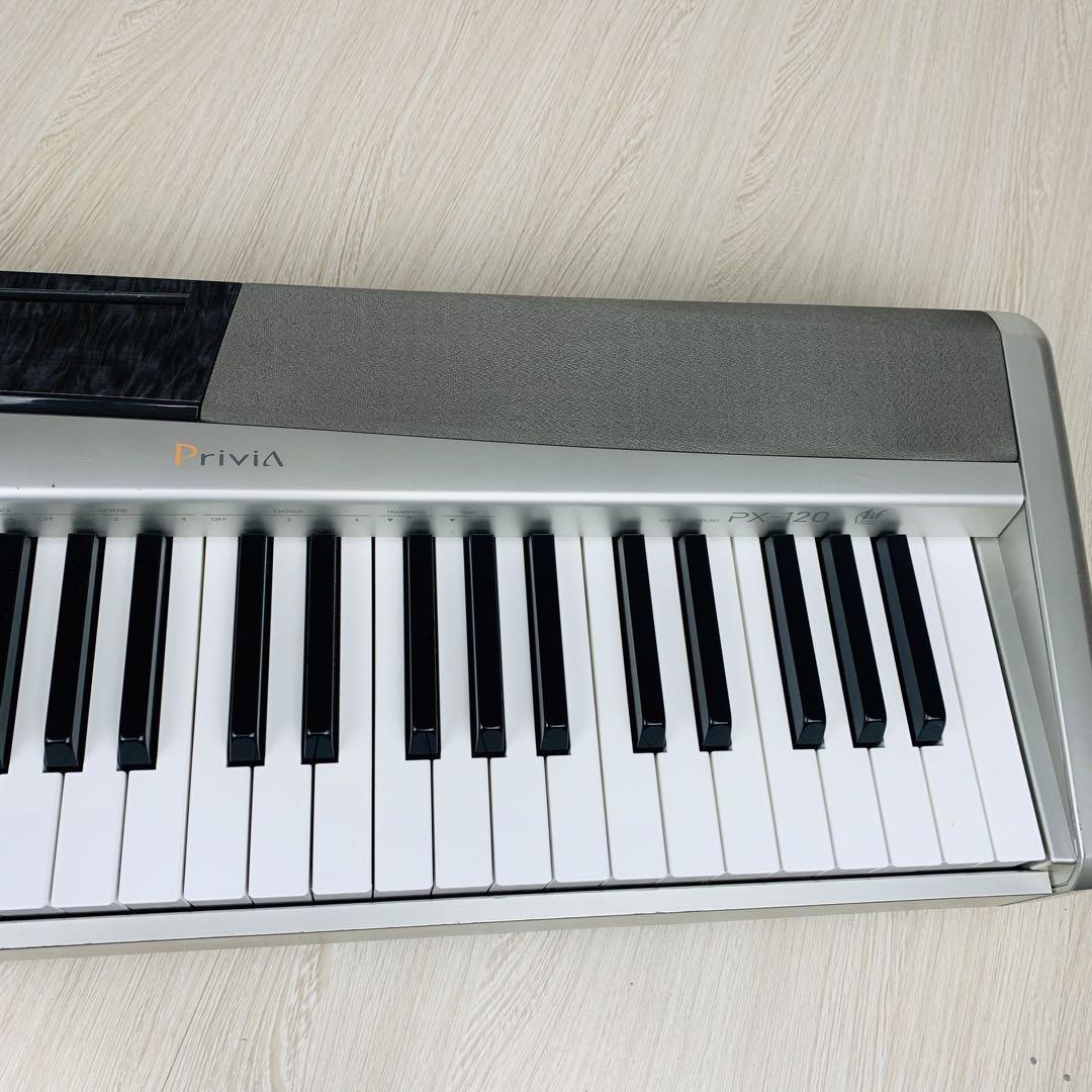 良品 送料無料 カシオ 電子ピアノ 88鍵盤 PX-120 ペダル付き | labiela.com