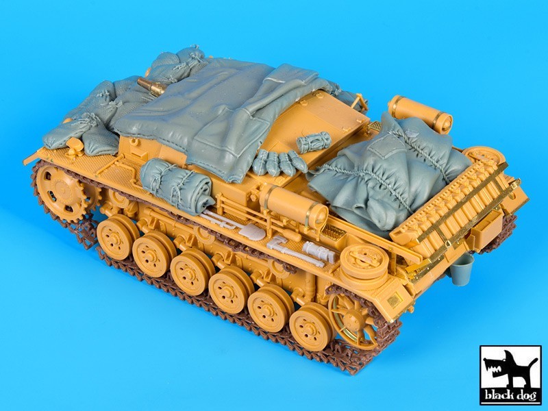 ブラックドッグ T35193 1/35 ドイツ III号突撃砲戦車 D型 アクセサリーセット(ドラゴン)_画像4