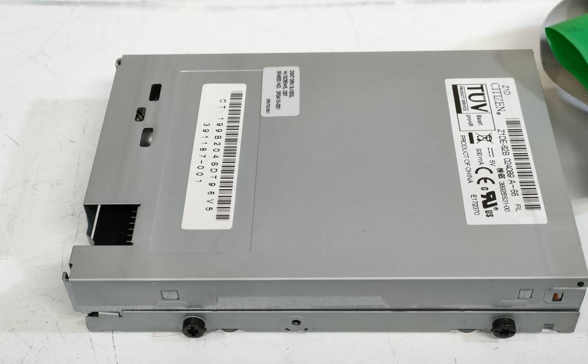 CITIZEN Z1DE-62B floppy disk drive FDD cable attaching operation verification ending #3082W23