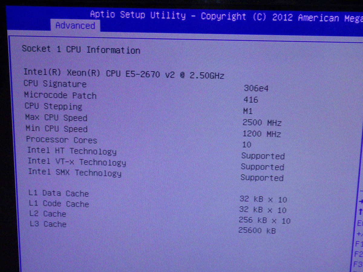 Intel Xeon E5-2670V2 SR1A7 CPU 2.50GHz COSTA RICA LGA2011 動作品保証#1065W23_画像2