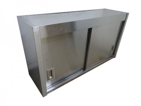 ※◆HC0202|吊戸棚 食器庫 ラック ステンレス W1150×D350×H620mm 業務用 厨房用 中古