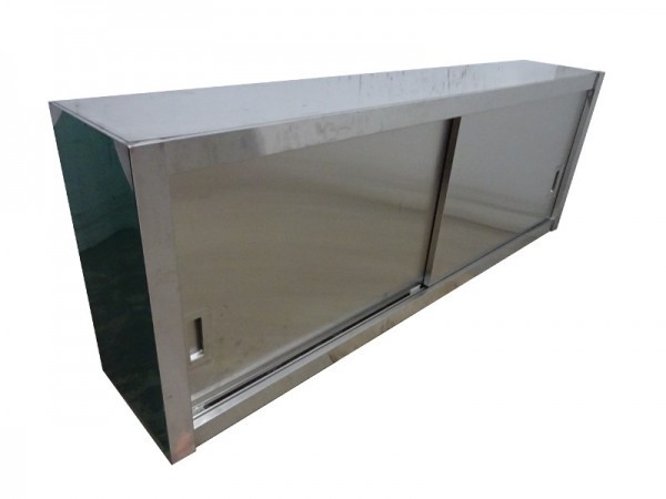 ※◆GL2122|吊戸棚 食器庫 ラック ステンレス W1680×D300×H600mm 業務用 厨房用 中古