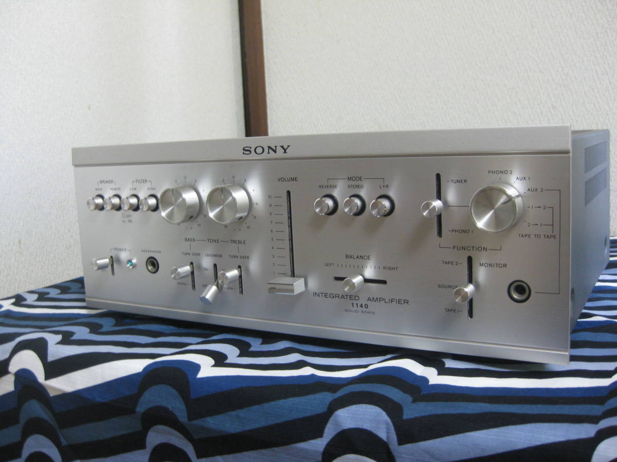 ギフ_包装 SONY プリメインアンプ TA-1140 動作品 wholesomeness.com
