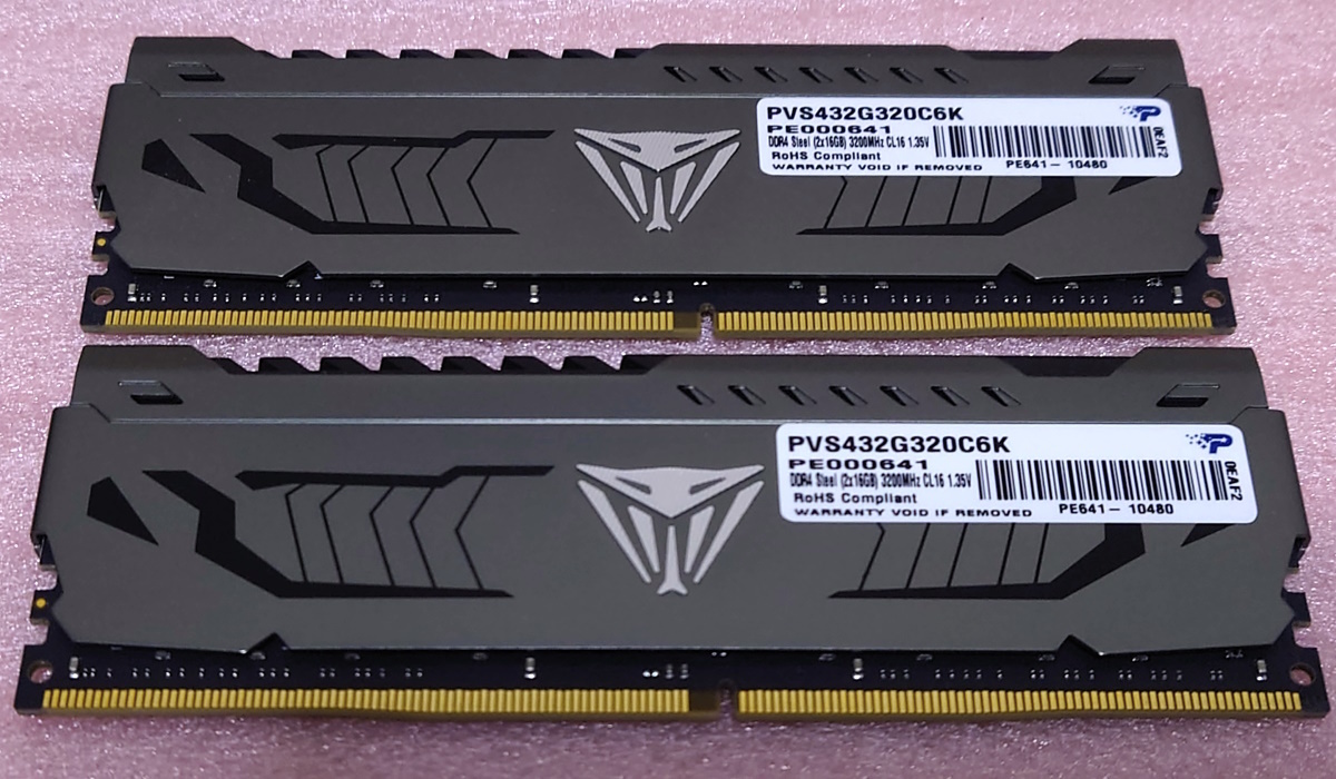 ◇Patriot PVS432G320C6K - PC4-25600/DDR4-3200 288Pin DDR4 SDRAM