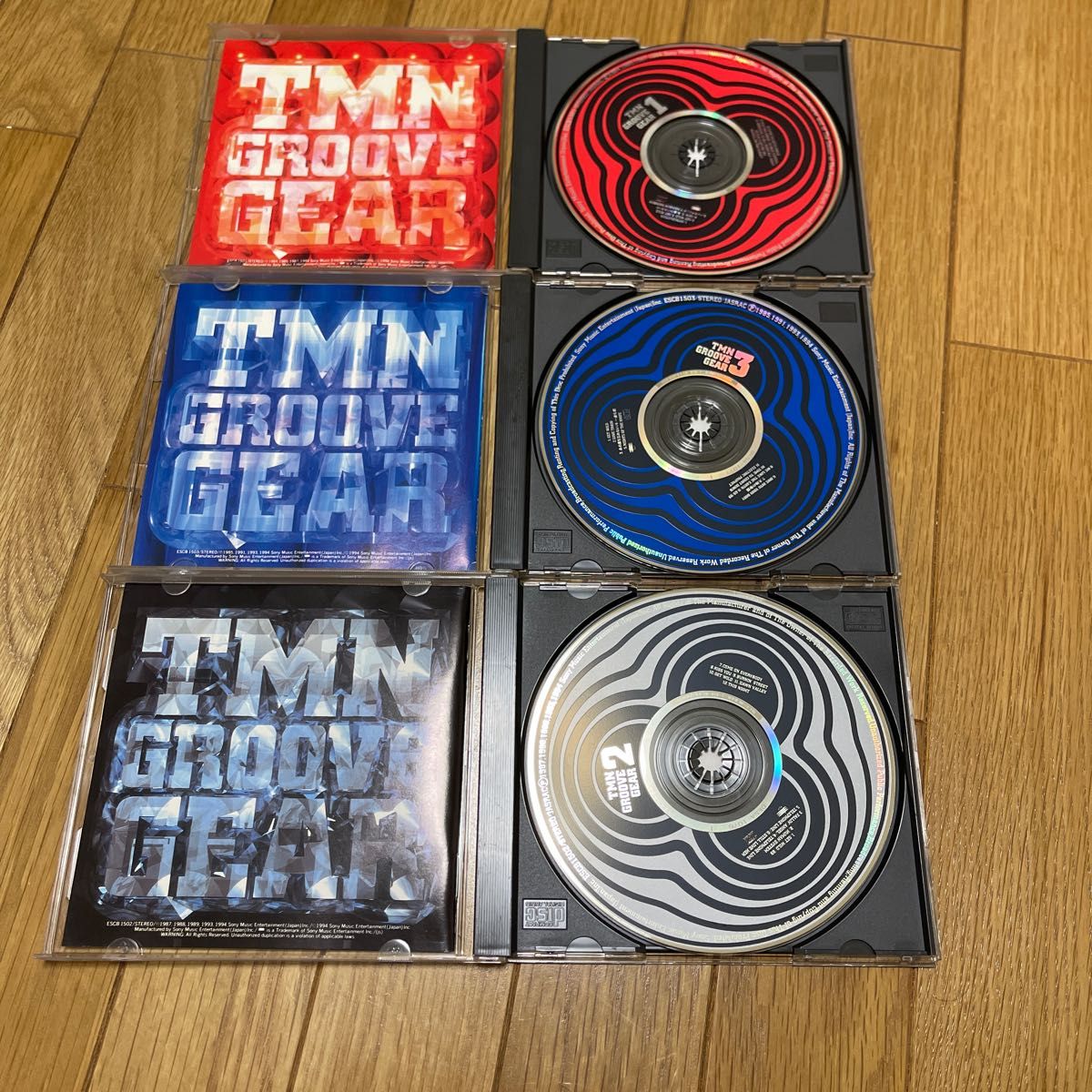 TMネットワーク(TMN)廃盤　GROOVE GEAR 3枚組CD