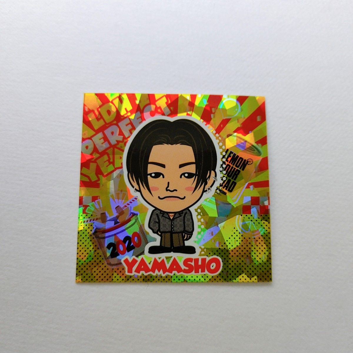 山本彰吾 スクエアステッカー THE RAMPAGE LDH 特別オンラインブース