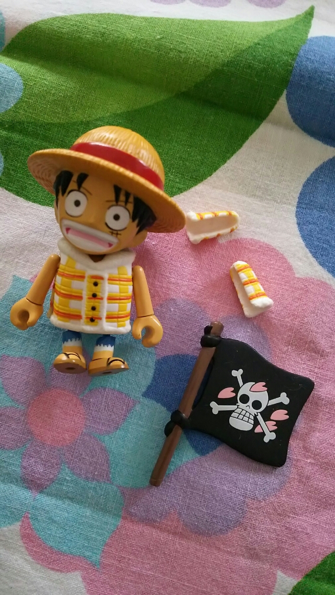  原文:ワンピース★ONEPIECE 手足が動く 着せ替え フィギュアマスコット 3体★ルフィ サンジ チョッパー★アミューズメント商品 ユーズド