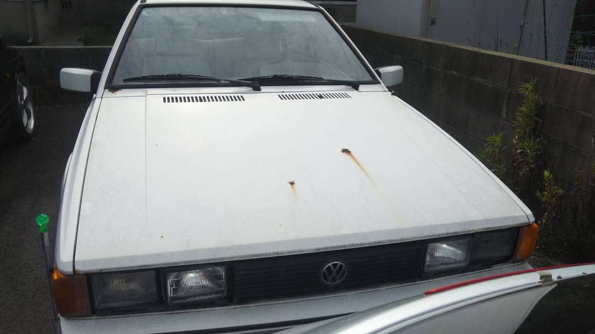  selling out VW Volkswagen Scirocco model E-53JH left steering wheel document equipped base car * for part removing land transportation arrangement possibility 