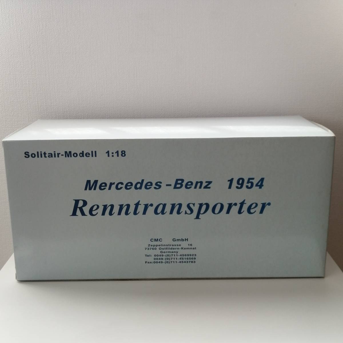 未開封品 CMC 1/18 メルセデス・ベンツ 1954 トランスポーター Renntransporter cmc 1/18 Mercedes-Benz 検 京商 オートアート