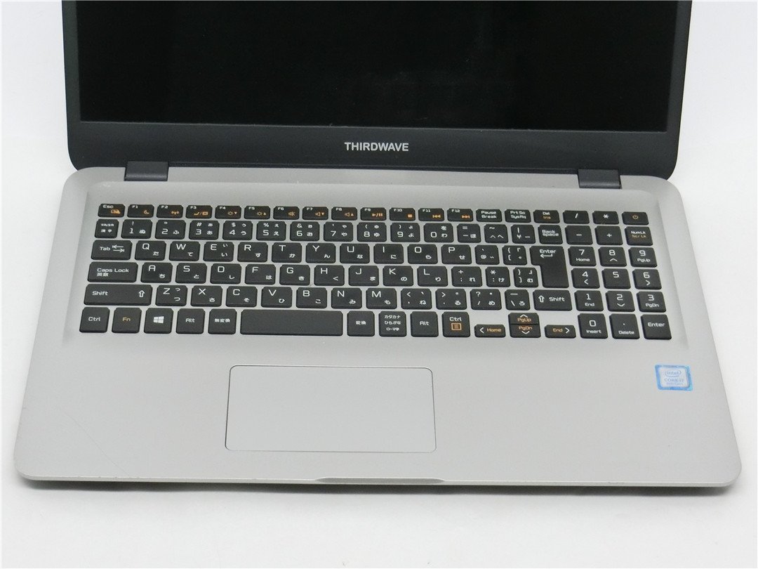 中古ノートパソコン　THIRDWAVE　DXW7　Core8世代i7 通電しません　詳細不明　ジャンク品_画像2