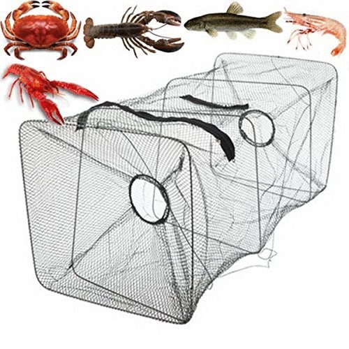 送料140円 魚網 折り畳み 漁具 魚捕り 魚 漁 仕掛け ネット 網かご