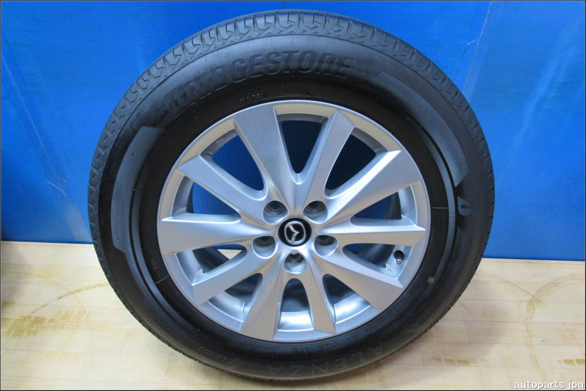 ☆4941☆ブリヂストン・225/65R17夏・2021年・マツダ純正・17×7J・ET50