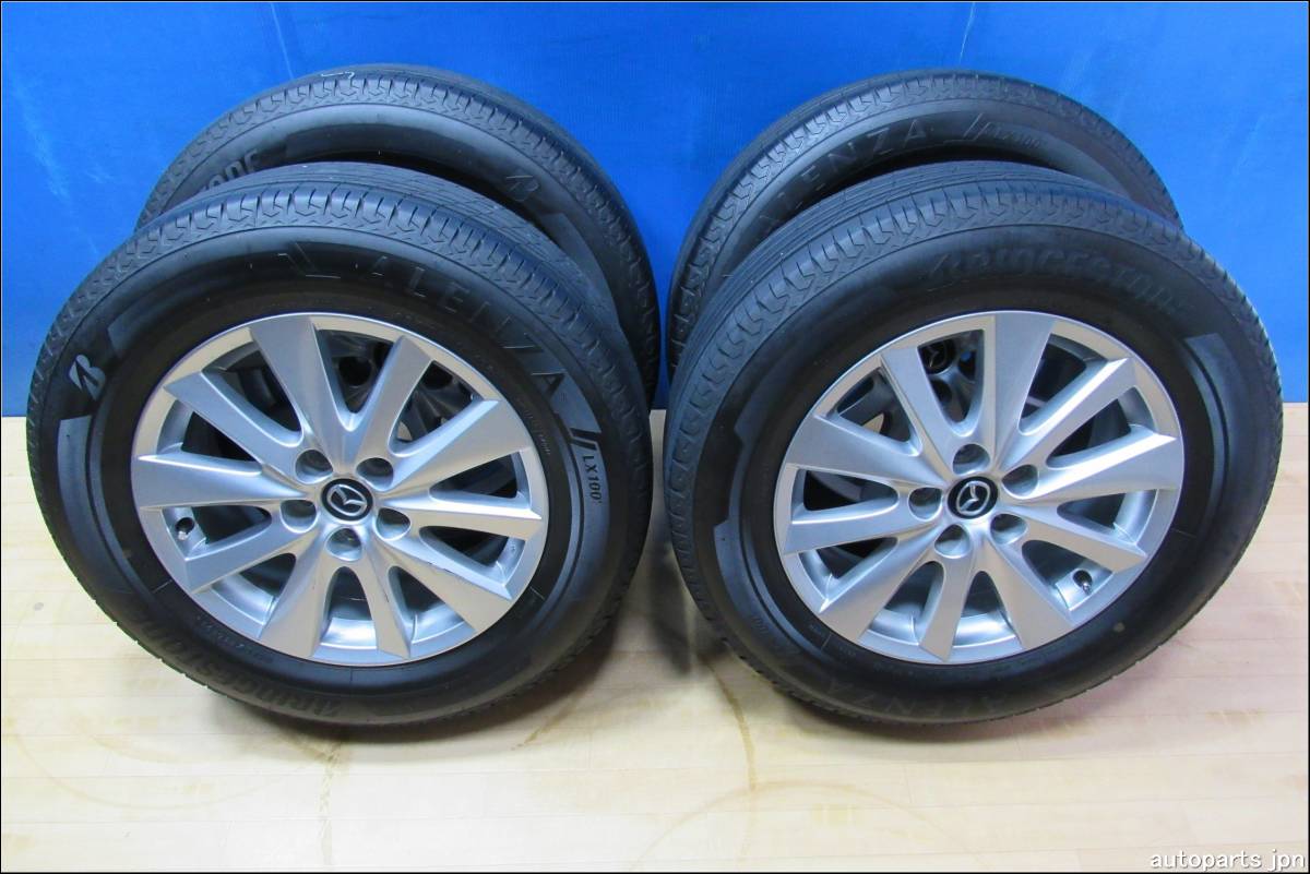 ☆4941☆ブリヂストン・225/65R17夏・2021年・マツダ純正・17×7J・ET50