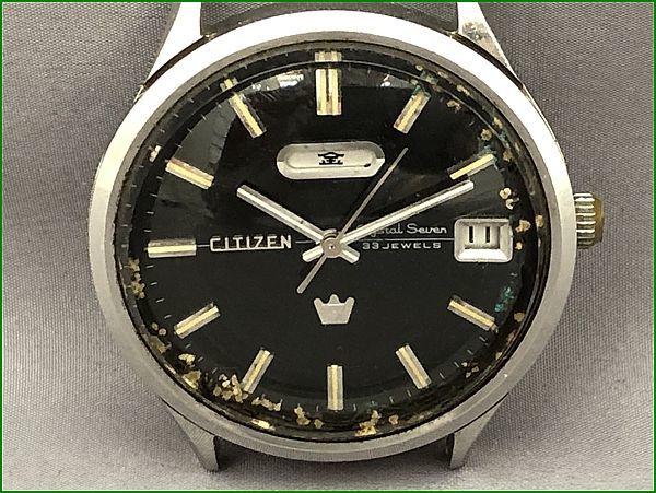 CITIZEN シチズン クリスタルセブン ACSS 51401-Y 自動巻 33石_画像2