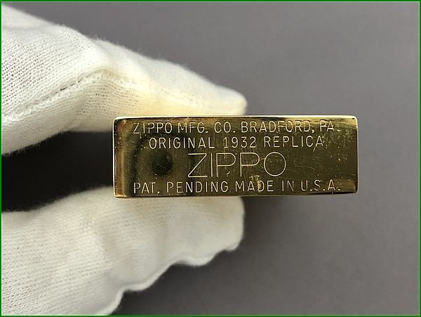 【未使用】ZIPPO ジッポー 1932 レプリカ ゴールドカラー_画像7