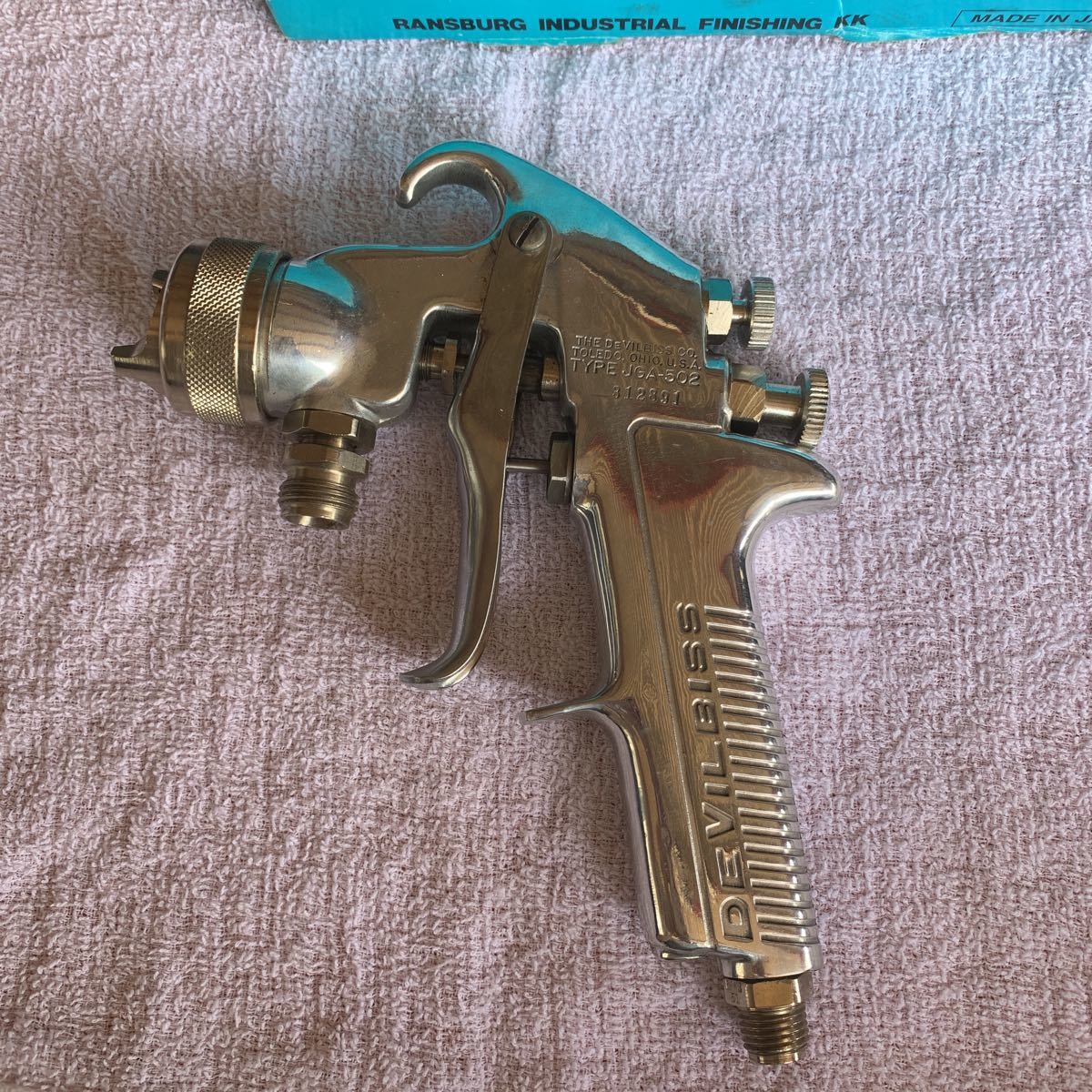 ファッションなデザイン 未使用 DEVILBISS デビルビス スプレーガン JGX-502 エアーガン ファッションなデザイン 未使用 DEVILBISS デビルビス スプレーガン JGX-502 エアーガン