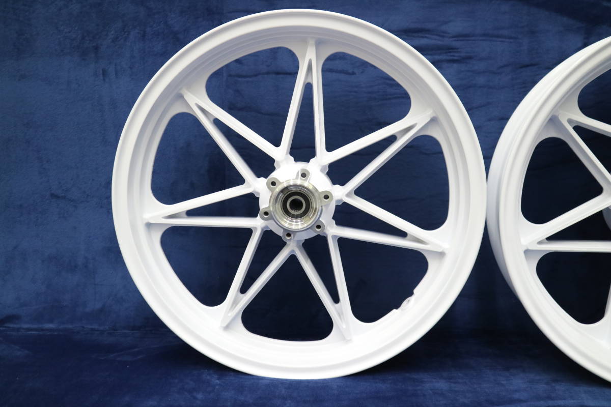 XJR400 キャストホイール 白/ 美品 前後18インチXJR400S XJR400 キャストホイール 白/ 美品 前後18インチXJR400S