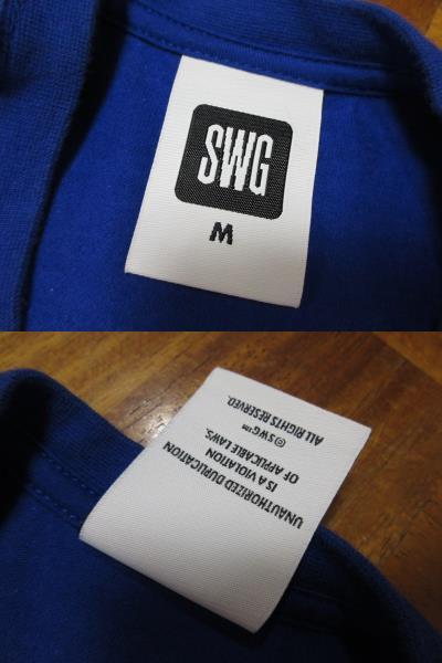 美品　SWG　ＳWAGGER　スワッガー　Tシャツ　表記サイズM　送料230円_画像6