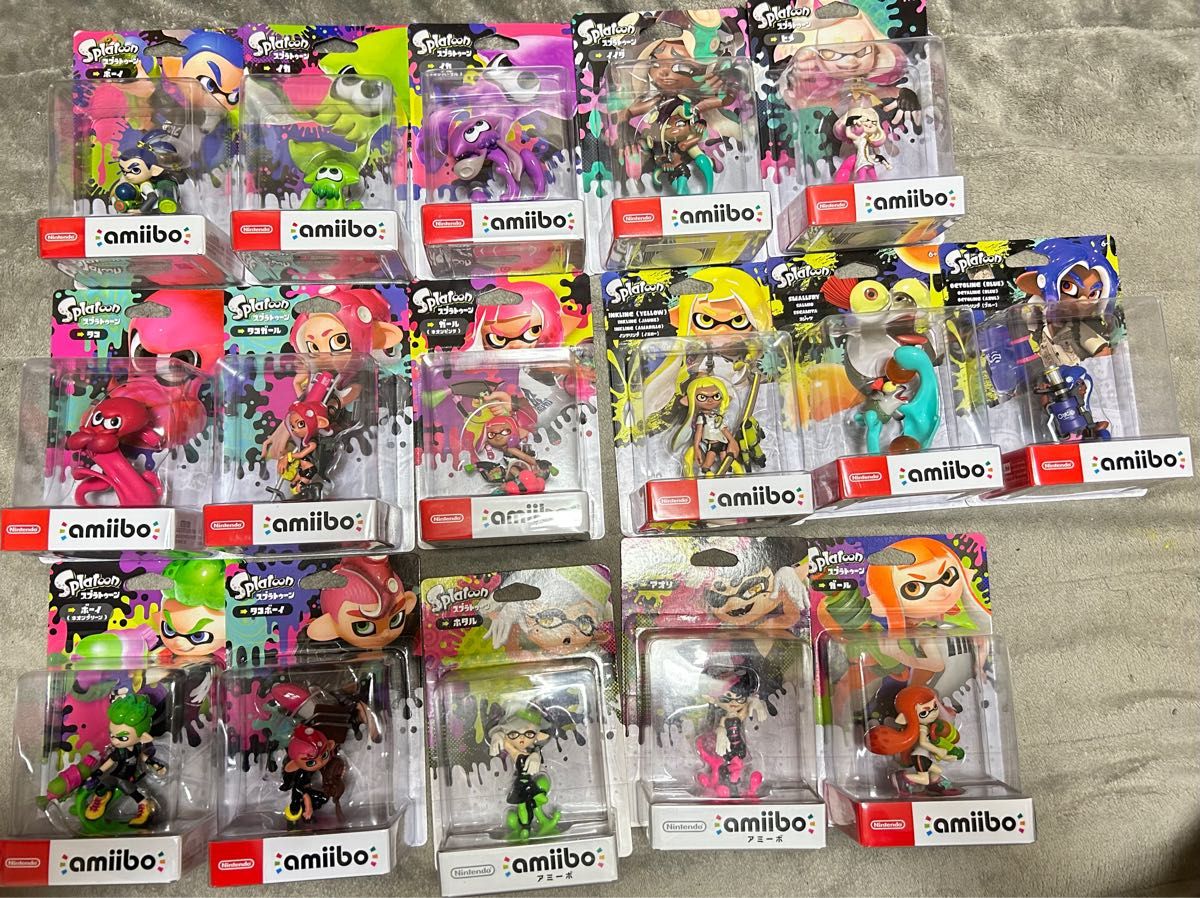 送料無料 スプラトゥーン amiibo 16体セット 全て新品未開封 その他